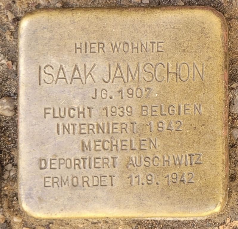 Isaak Jamschon Marker. Click for full size. Isaak Jamschon Marker image. Click for full size.