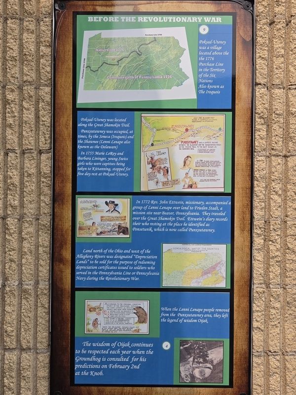 Before the Revolutionary War Marker. Click for full size. Before the Revolutionary War Marker image. Click for full size.