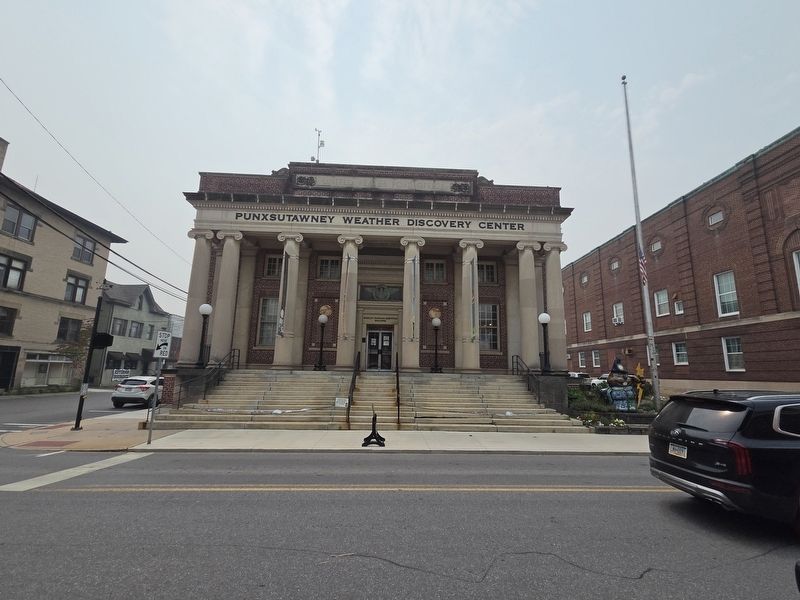 The former post office, now the Punxsutawney Weather Discovery Center. Click for full size. The former post office, now the Punxsutawney Weather Discovery Center image. Click for full size.