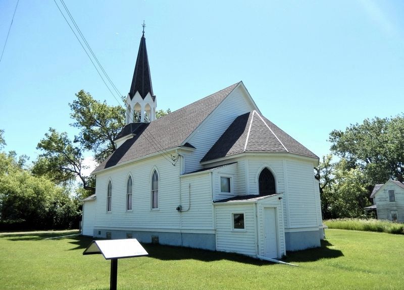 Vang Lutheran Church (<i>northeast elevation</i>). Click for full size. Vang Lutheran Church (<i>northeast elevation</i>) image. Click for full size.