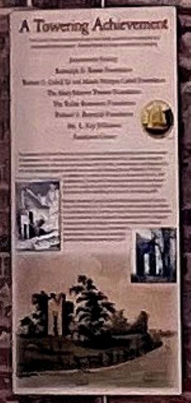 A Towering Achievement Marker. Click for full size. A Towering Achievement Marker image. Click for full size.