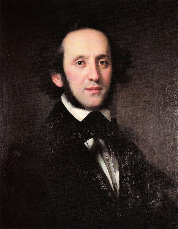 Felix Mendelssohn Bartholdy painting. Click for full size. Felix Mendelssohn Bartholdy painting image. Click for full size.