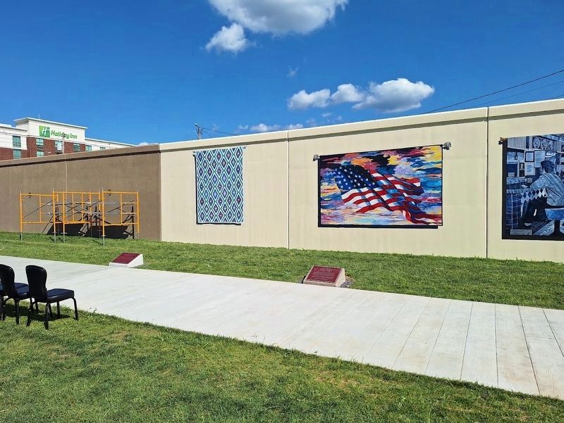 Quilt Title:
And Our Flag Was Still There!, 2013 Marker. Click for full size. Quilt Title:
And Our Flag Was Still There!, 2013 Marker image. Click for full size.