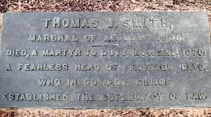 Thomas J. Smith Marker. Click for full size. Thomas J. Smith Marker image. Click for full size.