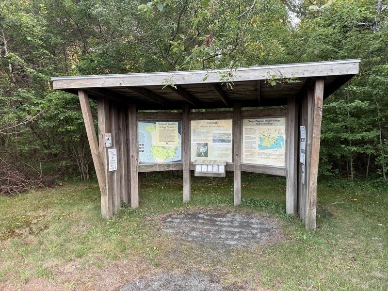 Ninigret National Wildlife Refuge Marker. Click for full size. Ninigret National Wildlife Refuge Marker image. Click for full size.