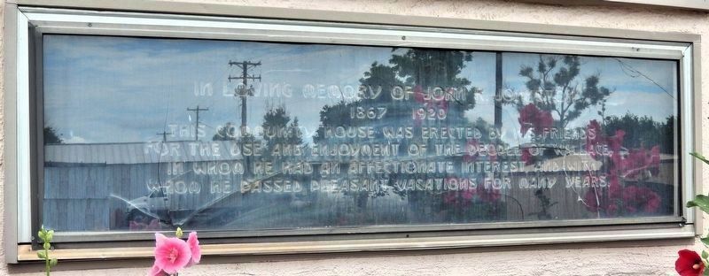 John R. Johnston Memorial Panel. Click for full size. John R. Johnston Memorial Panel image. Click for full size.