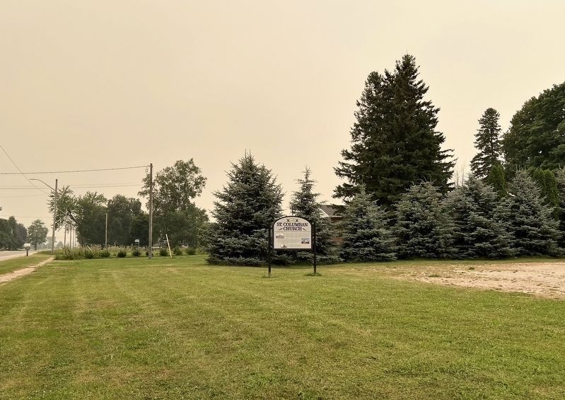 St. Columban Church Marker. Click for full size. St. Columban Church Marker image. Click for full size.