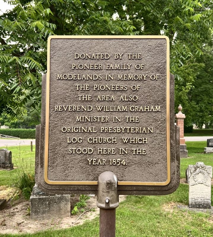 Reverend William Graham Marker image. Click for full size.