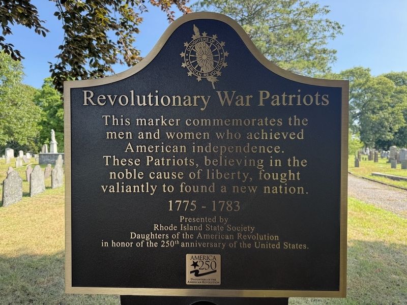 Revolutionary War Patriots Marker. Click for full size. Revolutionary War Patriots Marker image. Click for full size.