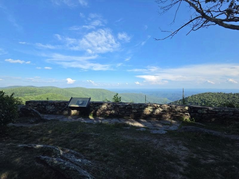 Homestead Marker at the Wildcat Rock Overlook. Click for full size. Homestead Marker at the Wildcat Rock Overlook image. Click for full size.