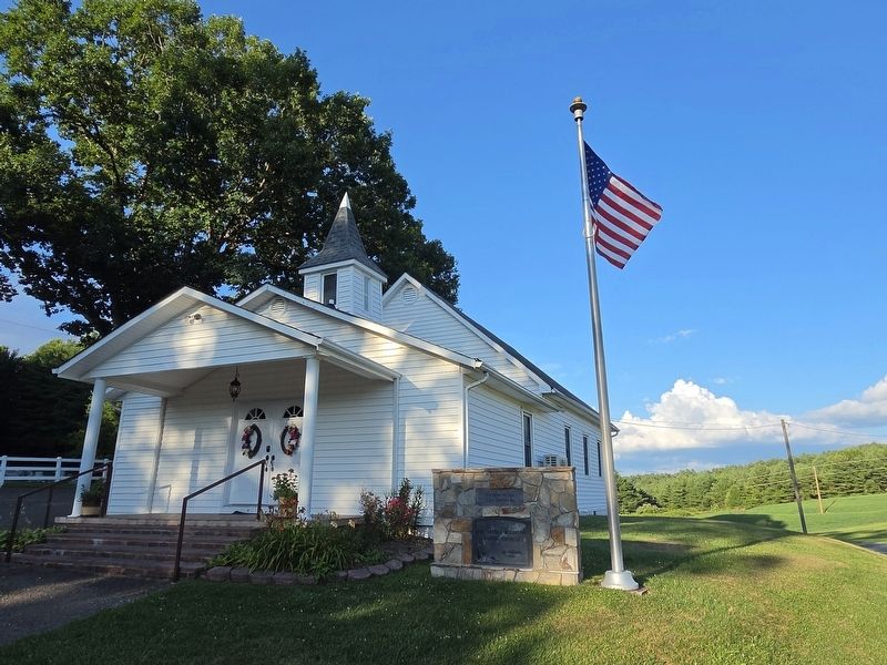 Old Saddle Mountain Baptist Church and Veterans Memorial. Click for full size. Old Saddle Mountain Baptist Church and Veterans Memorial image. Click for full size.