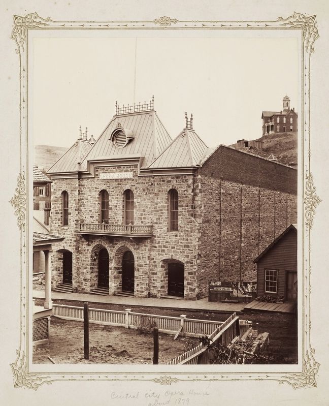 Central City Opera House. Click for full size. Central City Opera House image. Click for full size.