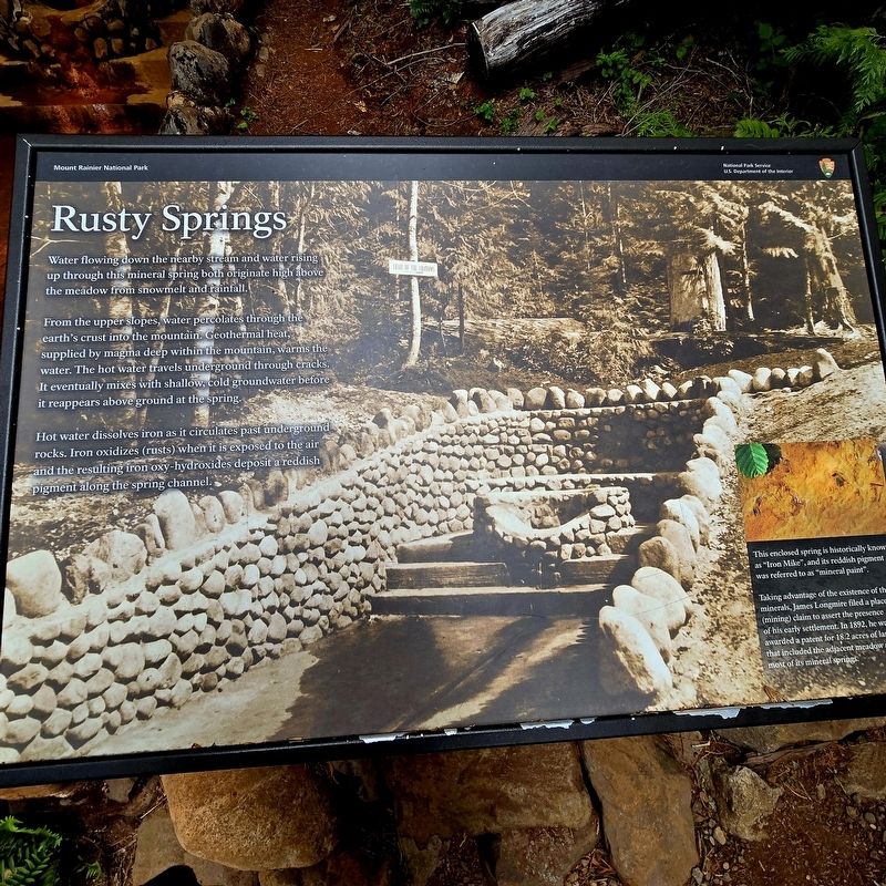 Rusty Springs Marker. Click for full size. Rusty Springs Marker image. Click for full size.