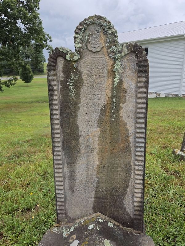 George Daniel Flohr tombstone, buried at St John's Church. Click for full size. George Daniel Flohr tombstone, buried at St John's Church image. Click for full size.