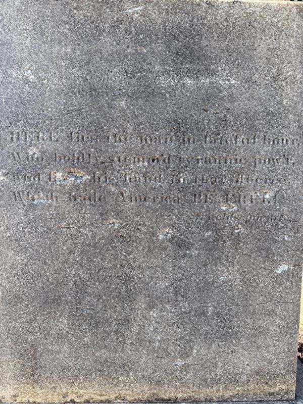 The Illustrious Stephen Hopkins Marker. Click for full size. The Illustrious Stephen Hopkins Marker image. Click for full size.