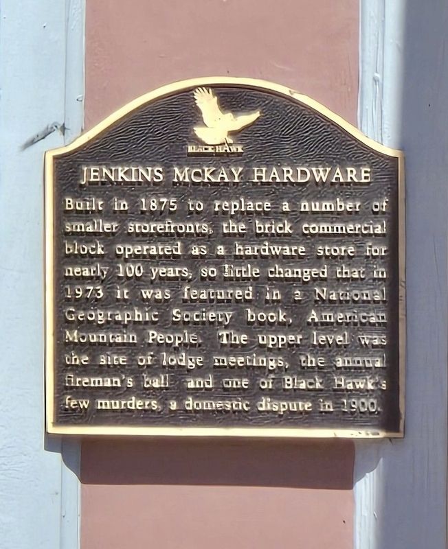 Jenkins McKay Hardware Marker. Click for full size. Jenkins McKay Hardware Marker image. Click for full size.