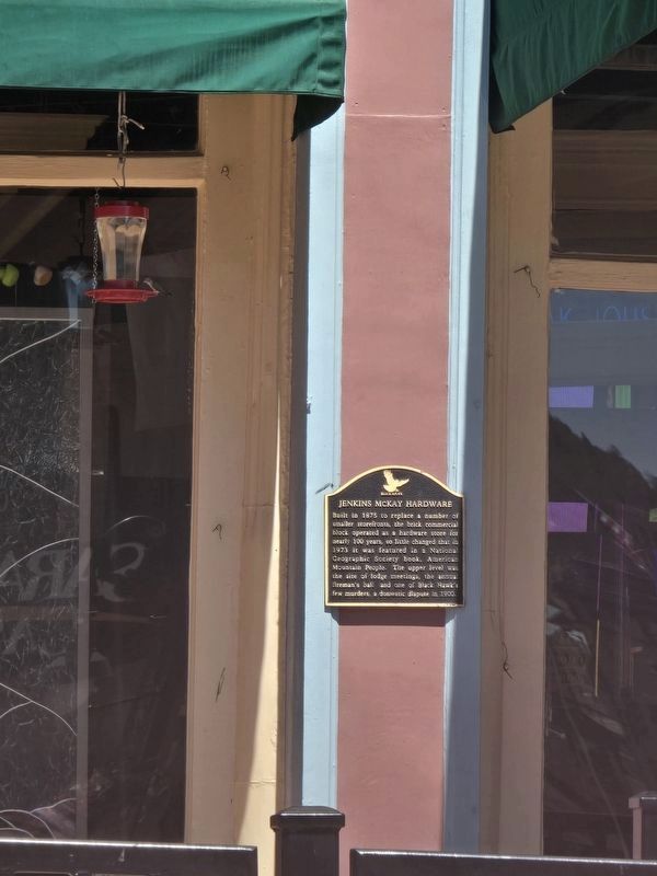 Jenkins McKay Hardware Marker. Click for full size. Jenkins McKay Hardware Marker image. Click for full size.