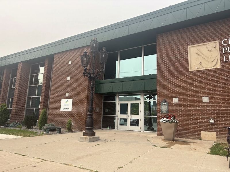 Chatham Public Library. Click for full size. Chatham Public Library image. Click for full size.