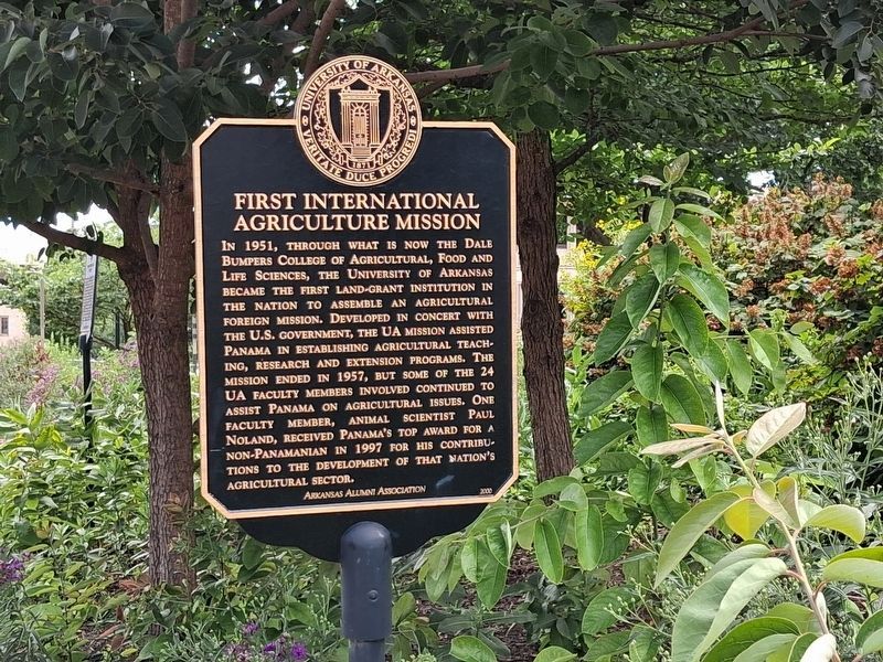First International Agriculture Mission Marker image. Click for full size.