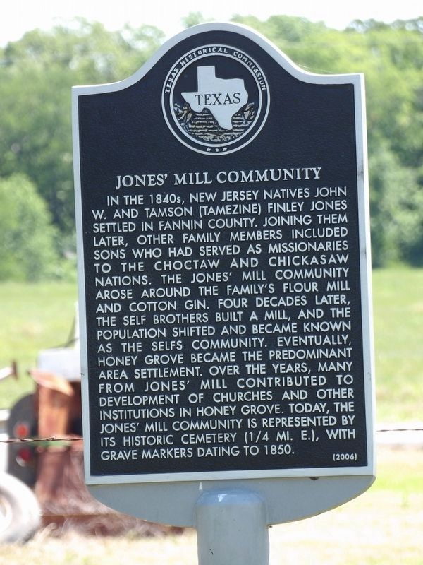 Jones' Mill Community Marker. Click for full size. Jones' Mill Community Marker image. Click for full size.