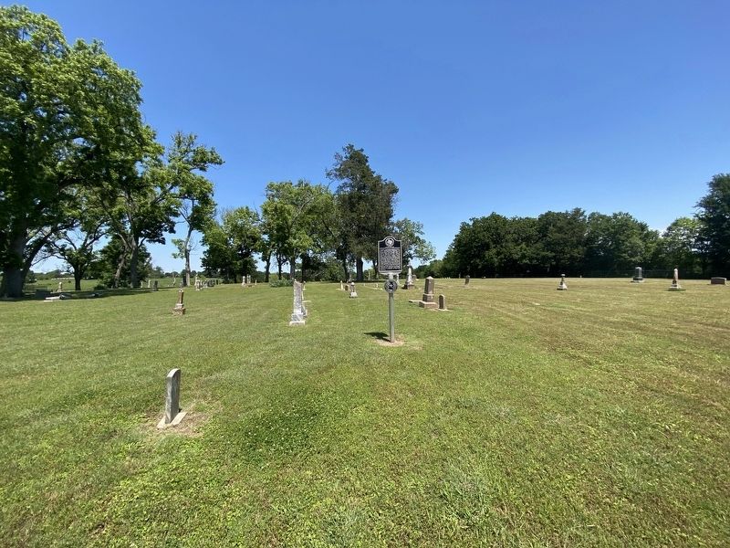 Allen's Chapel Methodist Church and Cemetery Marker. Click for full size. Allen's Chapel Methodist Church and Cemetery Marker image. Click for full size.