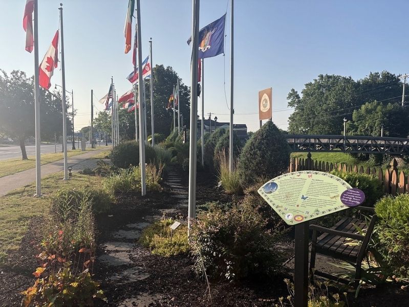 The Grove of Nations / The Millstone Marker image. Click for full size.