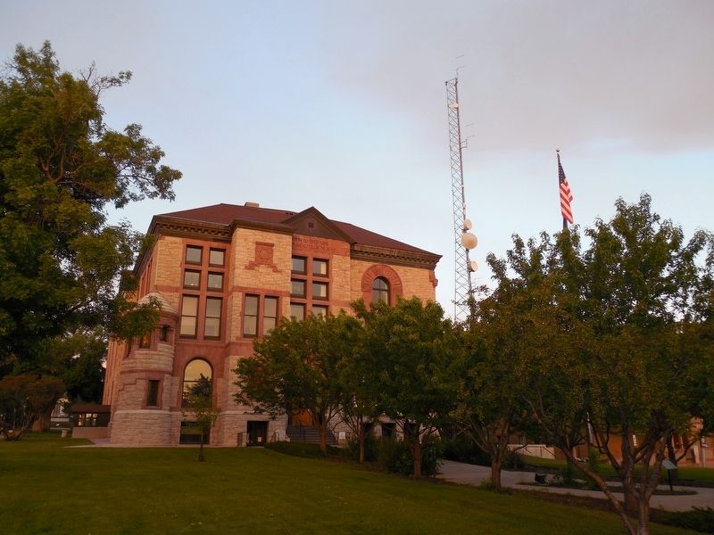 Lewis and Clark County Courthouse & Marker image. Click for full size.