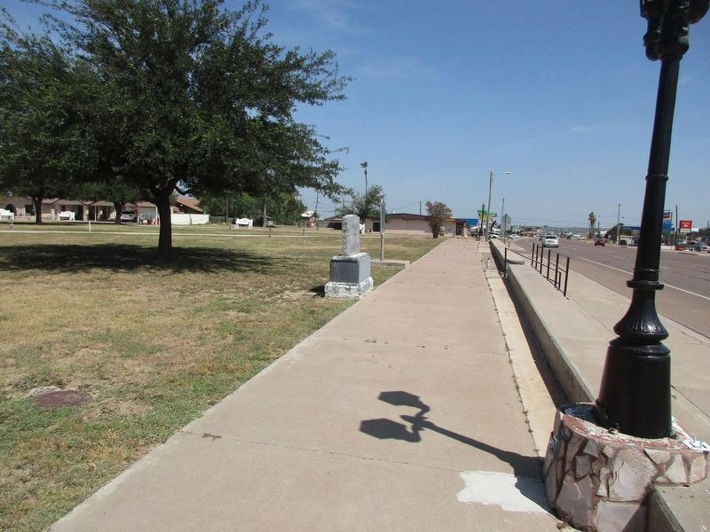 Old Zapata Marker. Click for full size. Old Zapata Marker image. Click for full size.