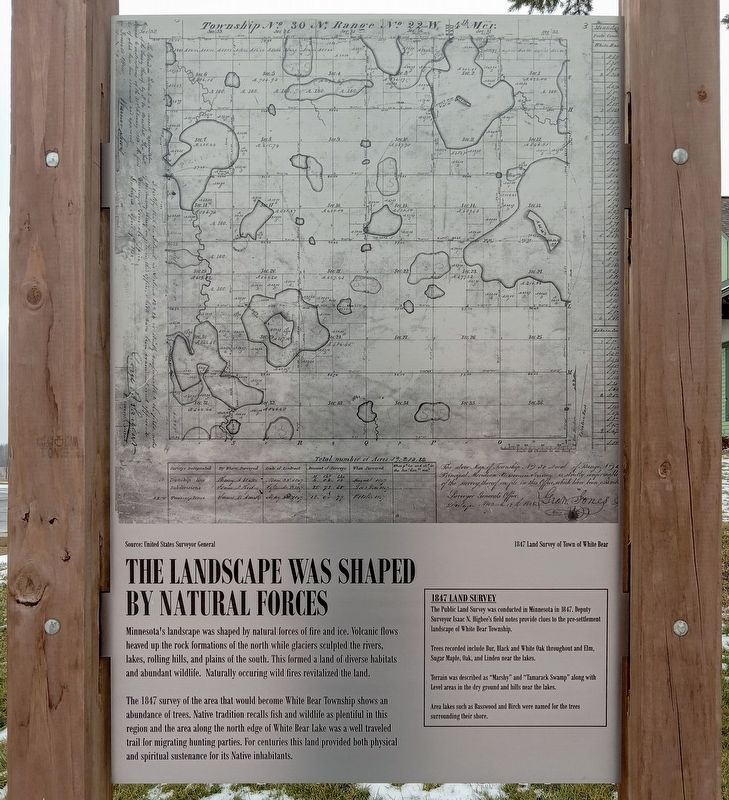 The Landscape was Shaped by Natural Forces Marker. Click for full size. The Landscape was Shaped by Natural Forces Marker image. Click for full size.
