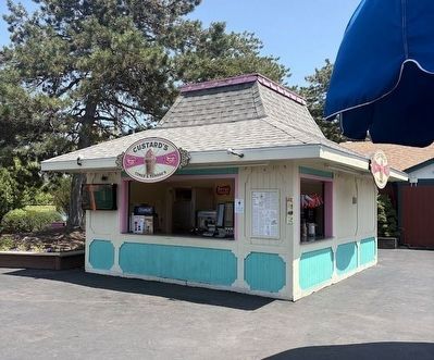The History of Ice Cream Marker at Custard's. Click for full size. The History of Ice Cream Marker at Custard's image. Click for full size.
