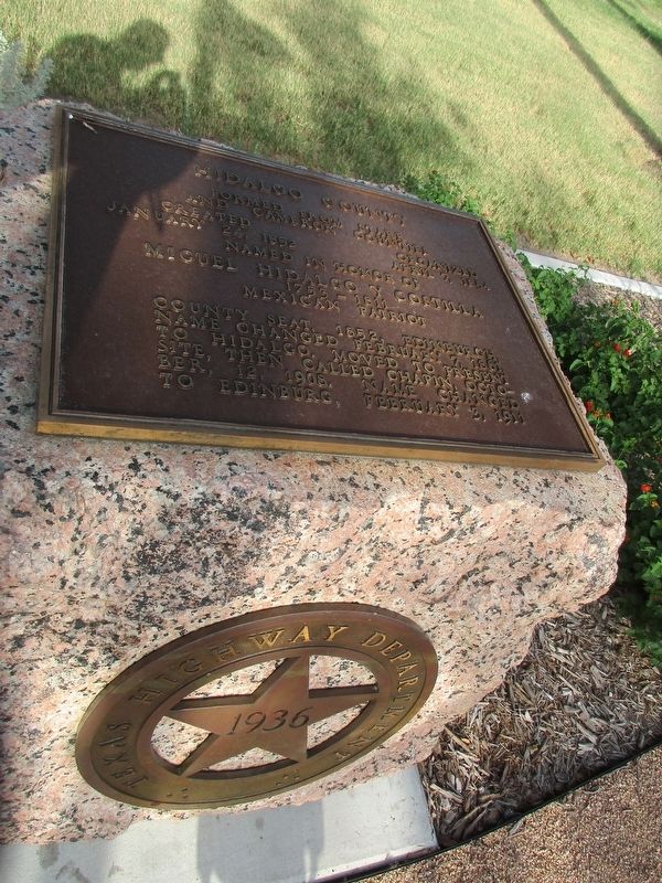 Hidalgo County Marker image. Click for full size.