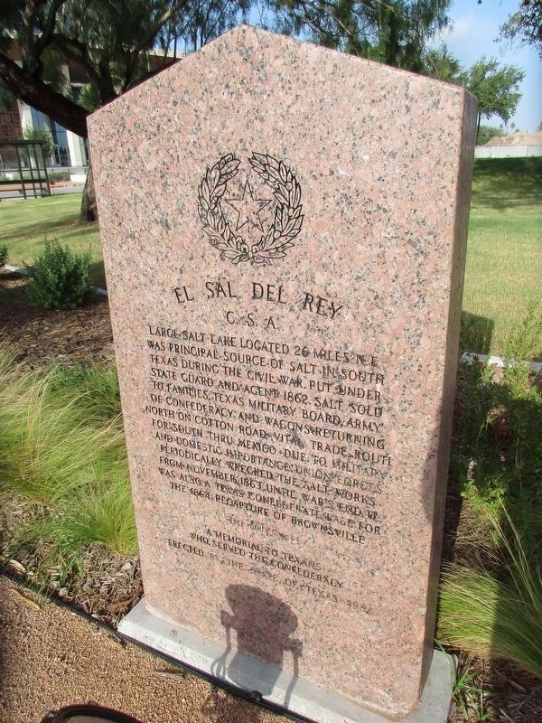 El Sal del Rey, C.S.A. Marker image. Click for full size.