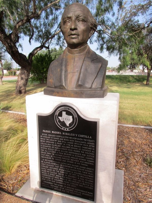 Padre Miguel Hidalgo y Costilla marker. Click for full size. Padre Miguel Hidalgo y Costilla marker image. Click for full size.