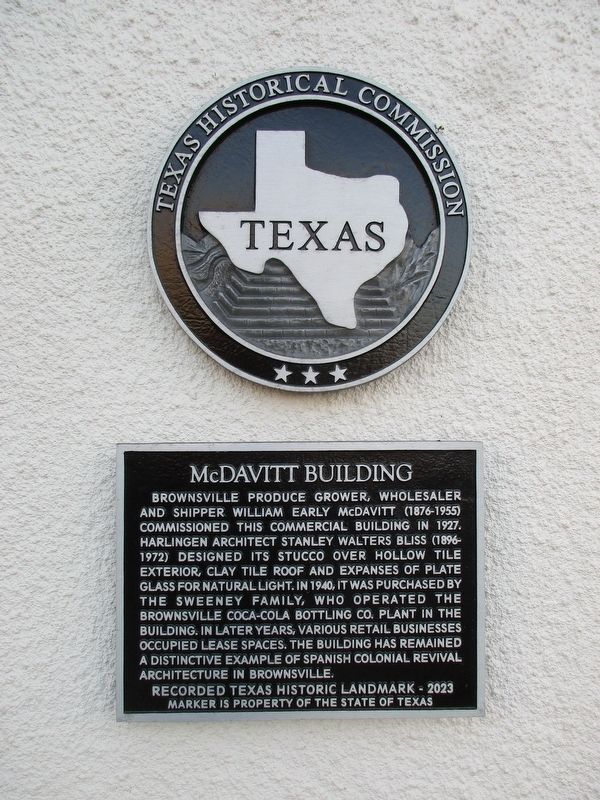 McDavitt Building Marker image. Click for full size.