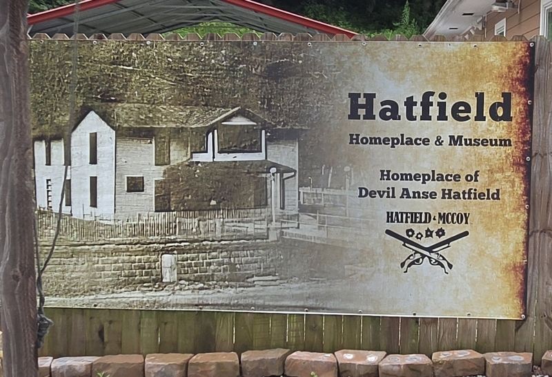 Photo of Devil Anse Hatfield's Homeplace. Click for full size. Photo of Devil Anse Hatfield's Homeplace image. Click for full size.