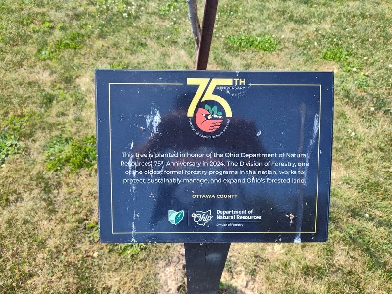 Ohio Department of Natural Resources 75th Anniversary Marker. Click for full size. Ohio Department of Natural Resources 75th Anniversary Marker image. Click for full size.