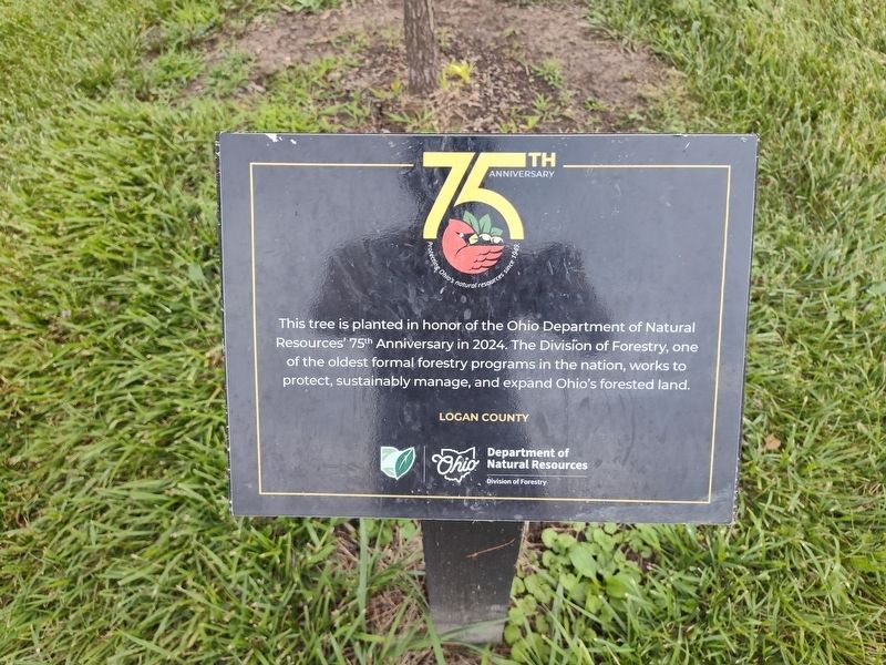 Ohio Department of Natural Resources 75th Anniversary Marker. Click for full size. Ohio Department of Natural Resources 75th Anniversary Marker image. Click for full size.