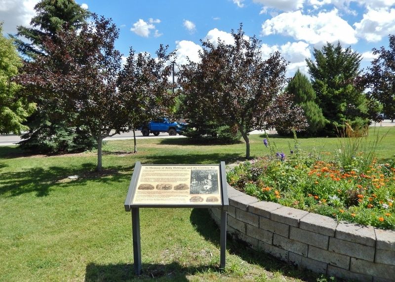In Memory of Betty Hettinger and the Cowboy Bar Marker image. Click for full size.