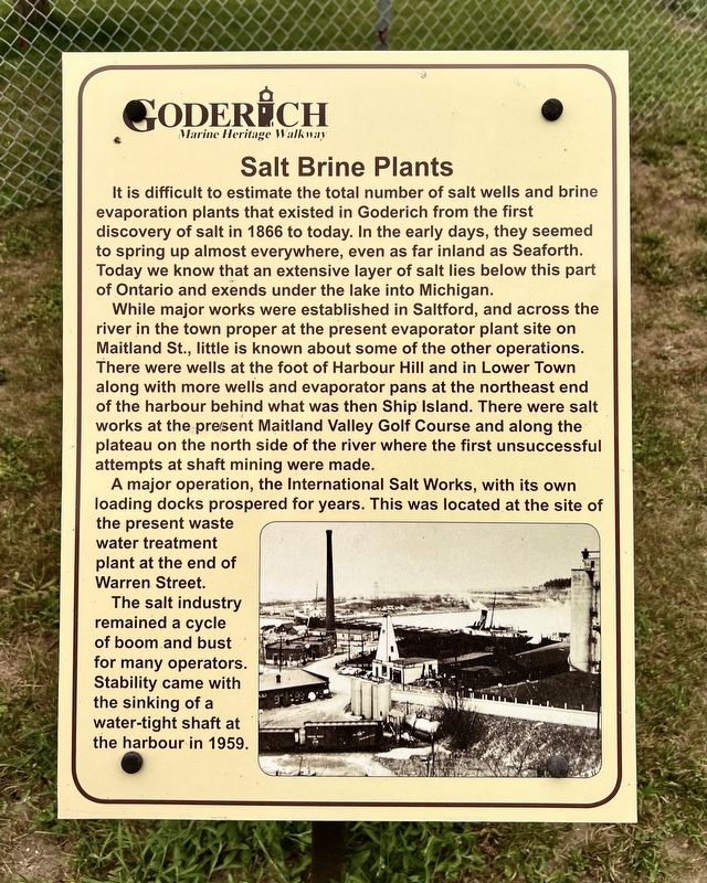 Salt Brine Plants Marker. Click for full size. Salt Brine Plants Marker image. Click for full size.