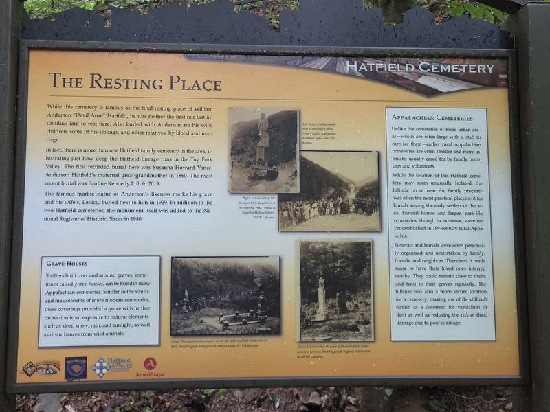 The Resting Place Marker. Click for full size. The Resting Place Marker image. Click for full size.