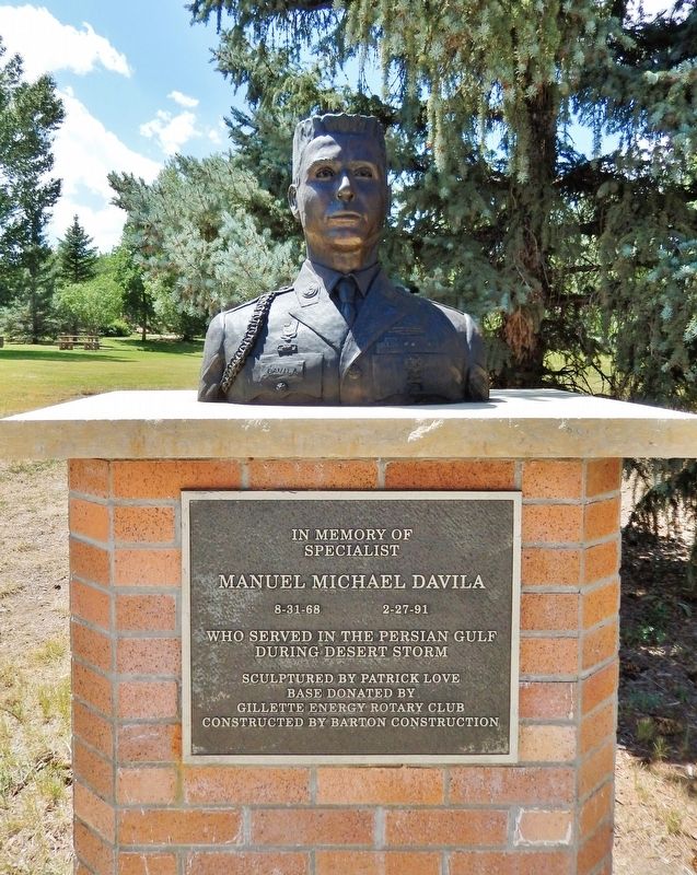 Specialist Manuel Michael Davila Memorial image. Click for full size.