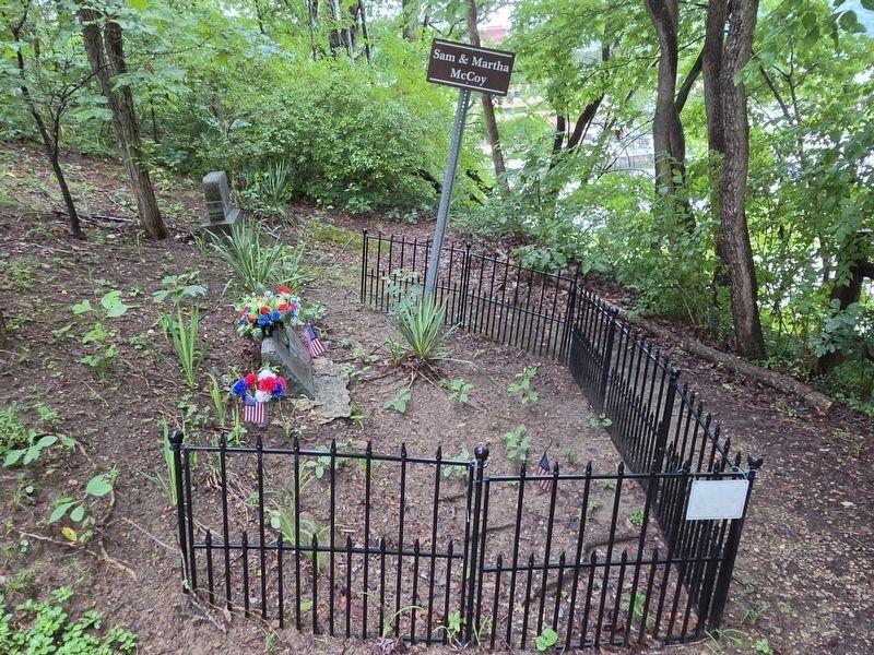 Gravesite of Sam and Martha McCoy. Click for full size. Gravesite of Sam and Martha McCoy image. Click for full size.