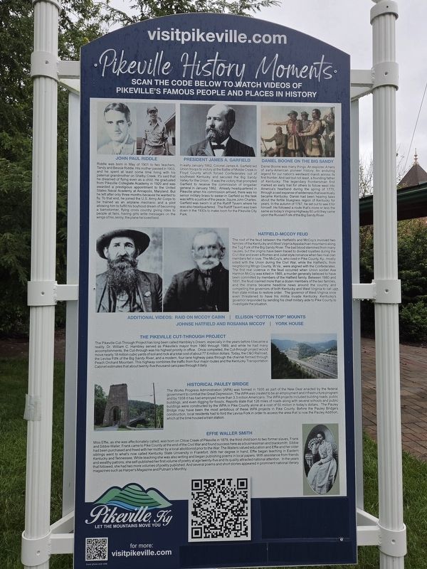 Pikeville History Moments Marker image. Click for full size.