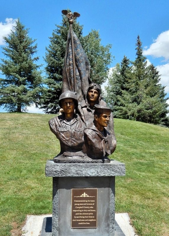 Commemorating the Brave Young Men & Women of Campbell County Memorial image. Click for full size.