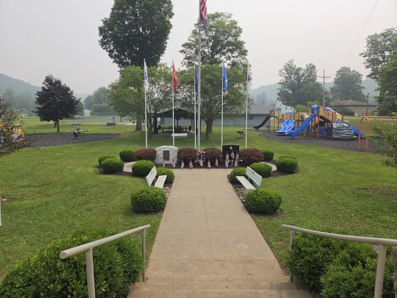 S/Sgt. John G. Gertsch Marker at Sheffield Memorial Park. Click for full size. S/Sgt. John G. Gertsch Marker at Sheffield Memorial Park image. Click for full size.