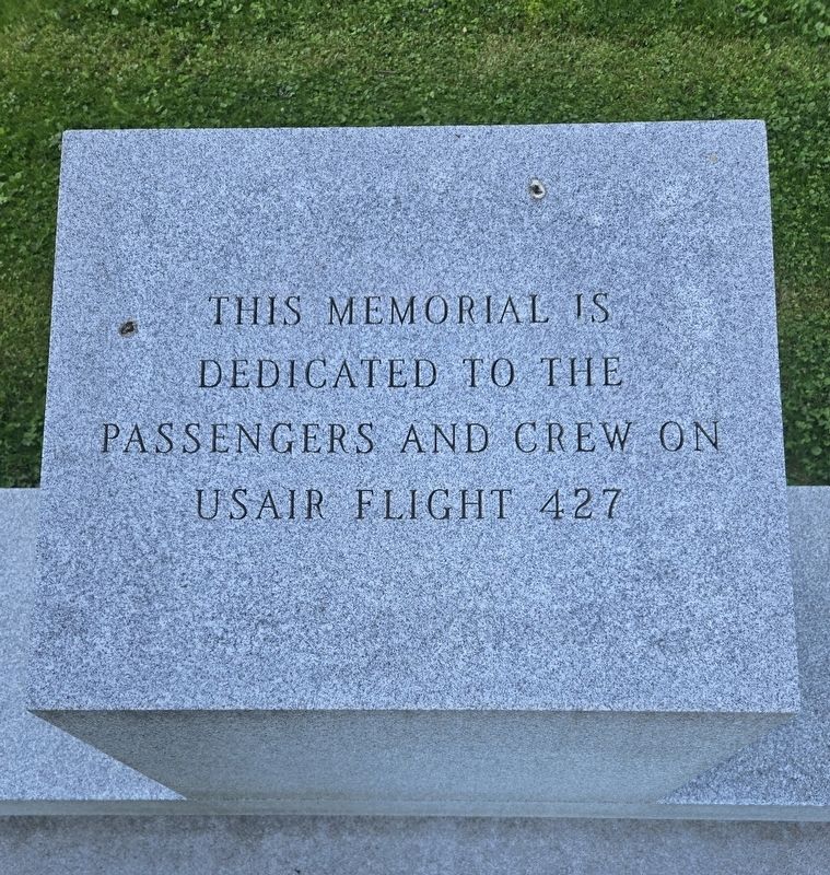 USAir Flight 427 Memorial. Click for full size. USAir Flight 427 Memorial image. Click for full size.