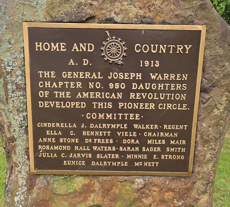 D.A.R. Dedication Plaque. Click for full size. D.A.R. Dedication Plaque image. Click for full size.