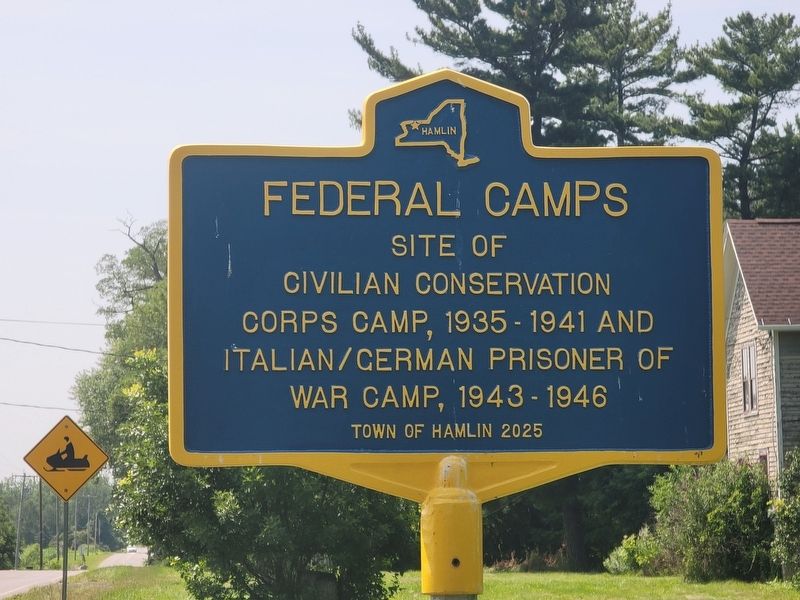 Federal Camps Marker. Click for full size. Federal Camps Marker image. Click for full size.