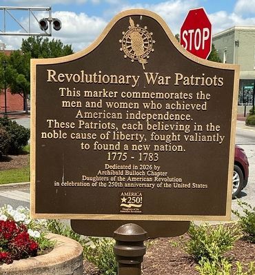 Revolutionary War Patriots Marker. Click for full size. Revolutionary War Patriots Marker image. Click for full size.