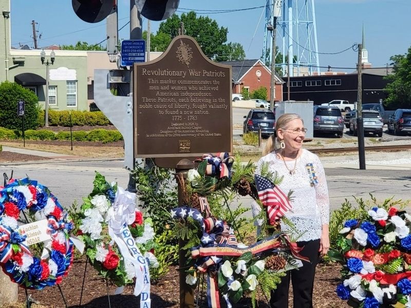 Revolutionary War Patriots Marker Dedication. Click for full size. Revolutionary War Patriots Marker Dedication image. Click for full size.